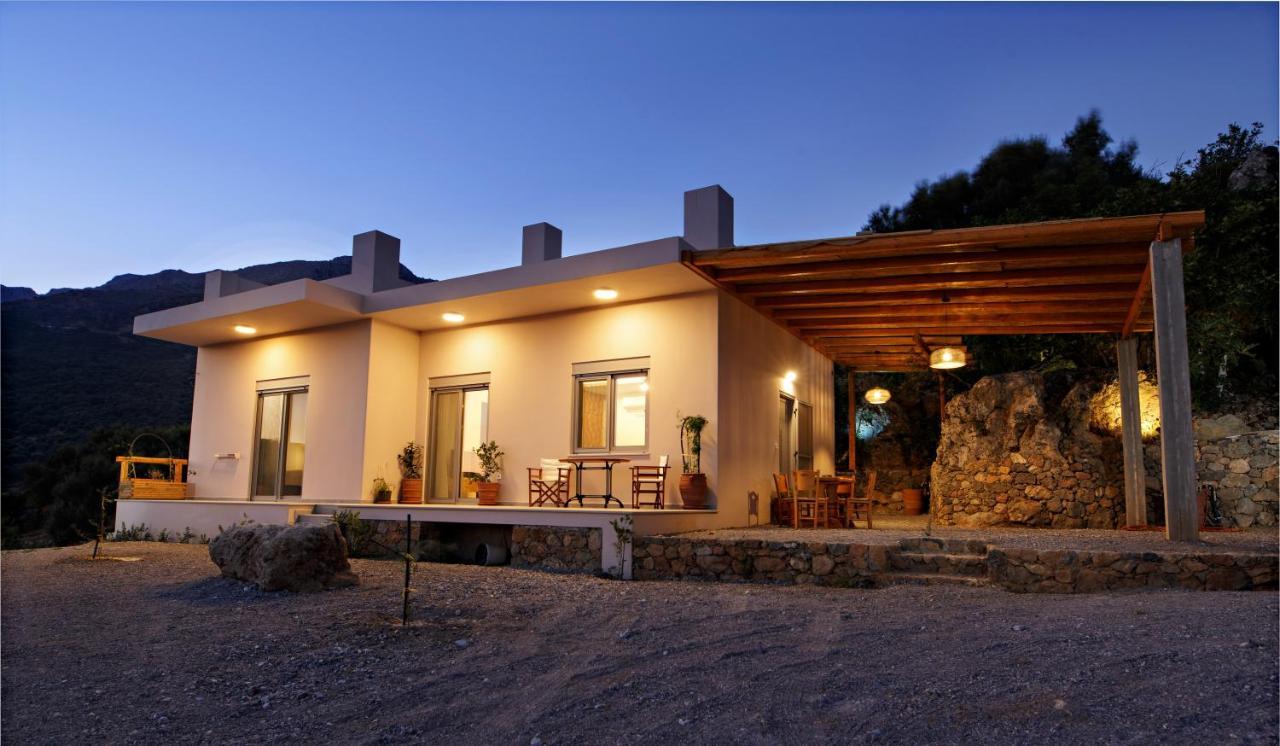 Almond Cottage With A Sea View Above Plakias Ngoại thất bức ảnh
